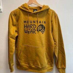 Mountain Hardwear Logo Pullover Hoodie Mustard Gold